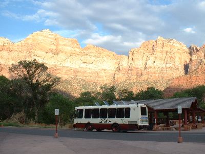 Zion park bus