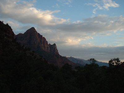 Fading light from Canyon Junction