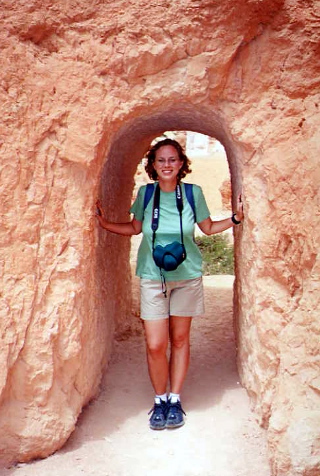 Nieka in Bryce Canyon Nieka in Bryce Canyon
