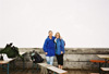 Ken & Nieka in front of the Alps